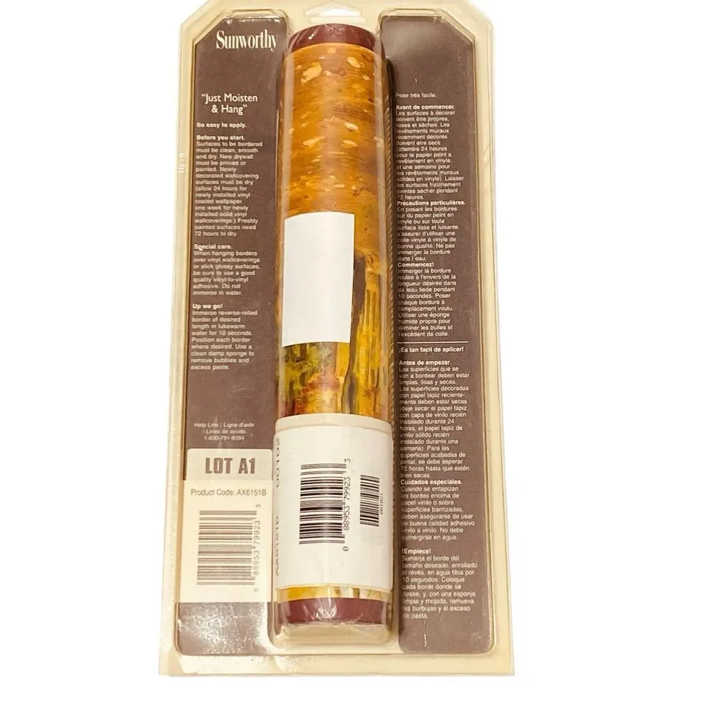 10' Sunworthy Border Visions LANDSCAPE Panoramic Mural HILLS Wallpaper Border